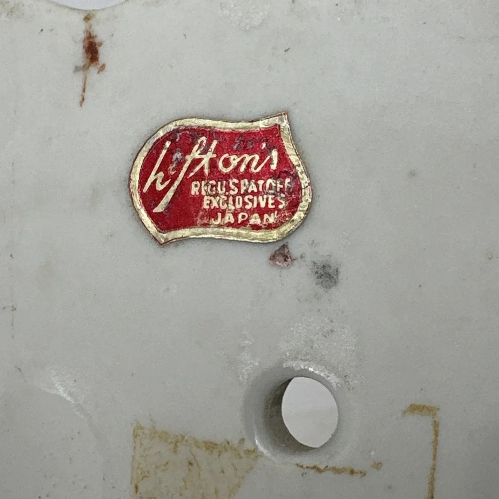 Vintage Lefton's Floral Rhinestones Porcelain Light Switch Plate Cover Pink 2685
